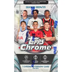 2024/25 Topps Chrome UEFA Club Competitions Soccer Hobby